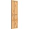Ekena Millwork Framed Board-n-Batten Shutters w/Z-Bar, Rough Sawn Western Red Cedar, 21 1/2W x 68H, PR RBF06Z21X068RWR - alternate 3